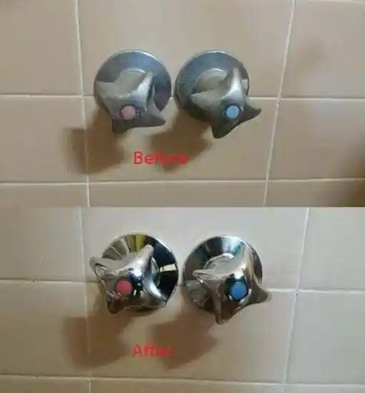 Taps before and after